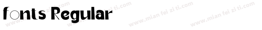 fonts Regular字体转换